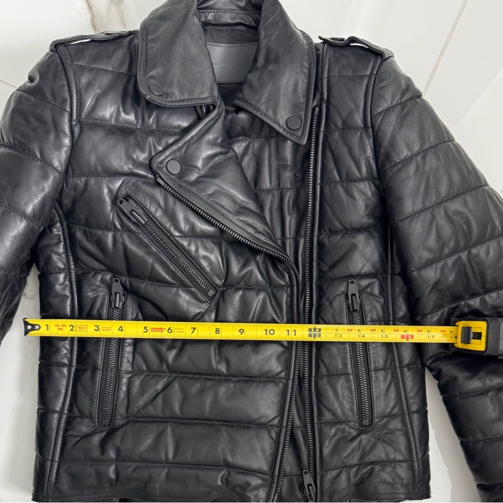 ALEXANDER WANG X H&M LEATHER BOMBER JACKET - Picture 11 of 11